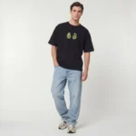 Avocado Duo Oversized T-Shirt – Embroidered Drop