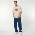 Mind & Heart Balance Oversized T-Shirt – Embroidered Drop