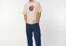 Mind & Heart Balance Oversized T-Shirt – Embroidered Drop