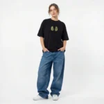 Avocado Duo Oversized T-Shirt for Female – Embroidered Drop