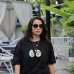 Avocado Duo Oversized T-Shirt for Female – Embroidered Drop