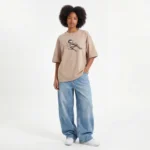 Solo Sparow – Oversized Tee for female – Beast Embroidered Drop