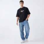 Baki Oversized Tee – Beast Embroidered Drop