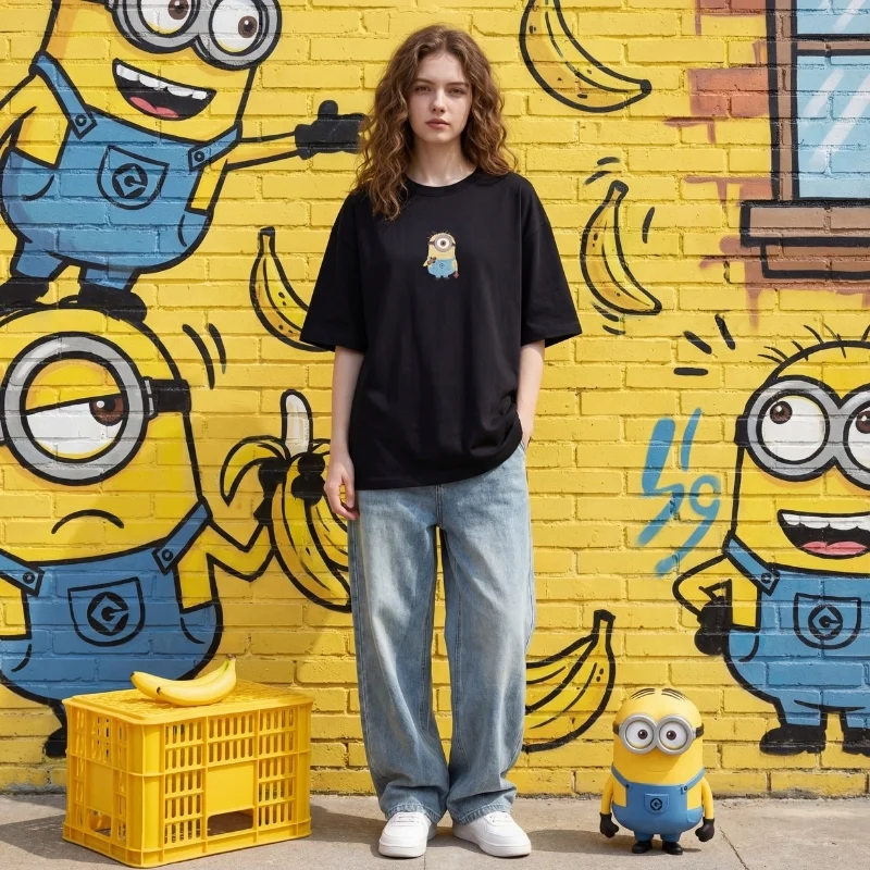 Minion Oversized Tee – Beast Embroidered Drop