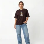 snow Oversized Tee – Beast Embroidered Drop