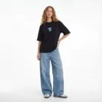 stitch Oversized Tee – Beast Embroidered Drop