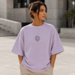 Royal Lion Embroidered Oversized T-Shirt