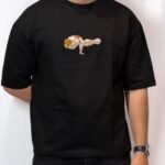 Baki Oversized Tee – Beast Embroidered Drop