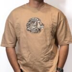 Regal Roar – Oversized Tee – Beast Embroidered Drop